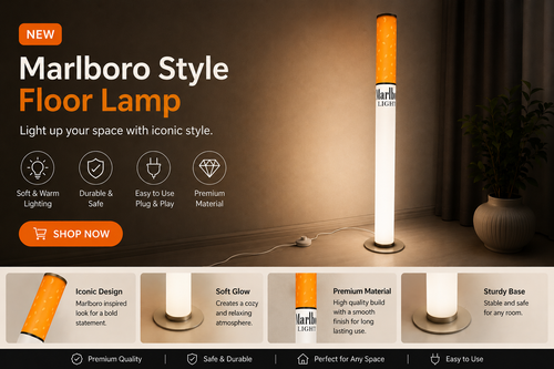 IMPORTED MARLBORO LAMP (made in Germany)