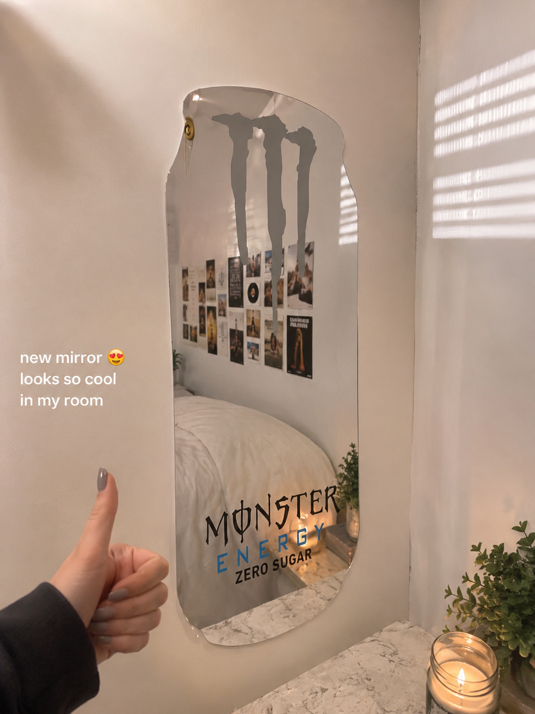 Monstered mirror